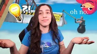 Finding Da Wae with Bennett Foddy - Getting Over It Part 1 - JustJesss