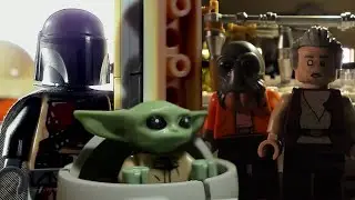 The Mandalorian in Mos Eisley: A LEGO Star Wars Mashup