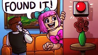 Roblox: MY BOYFRIEND'S FIRST TIME PLAYING ROBLOX - FIND THE BUTTON!!