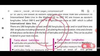 (IN TELUGU) Class 6 social chp-2 Globe - Model of the Earth part 2