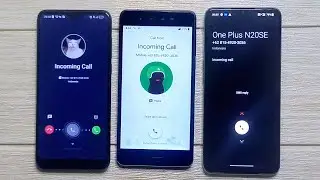 Alcatel VS Nokia VS OnePlus incoming call Android 9,10,12