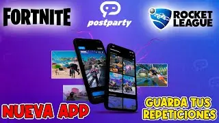 ⛔️ Como GRABAR y GUARDAR clips y MOMENTOS DESTACADOS en FORTNITE y ROCKET LEAGUE con  POSTPARTY
