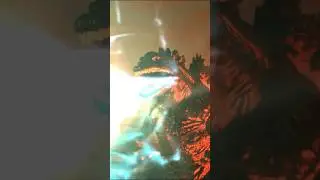 Ugly Shin-Godzilla attacking 