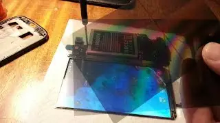 Replacing the polarizing film on a Samsung Galaxy S3