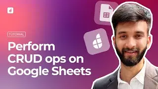 [How to] Perform CRUD operations on top of Google Sheets data using DronaHQ