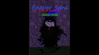 Reaper Sans Showcase In Trollge: Doomed Multiverse (T:dm)