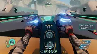 Subnautica Below Zero: Snowfox bridge jump success