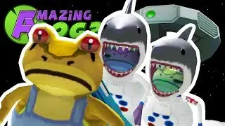 NEW MOON UFO & SPACE SHARK FROGS - Amazing Frog - Part 101 | Pungence