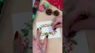 Desenhando cartão de natal fácil| Laryssa Moura #shorts