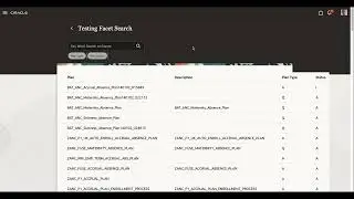 Oracle VBCS : HCM Facet Search  Part 2