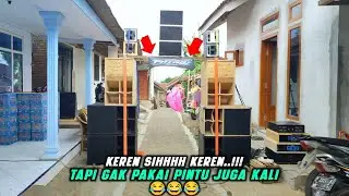 Mode Gapura Emang Keren !! Cukup Listrik 450 Watt Sound 15 inch CBS Subpali