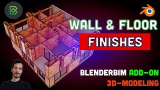 5 - Wall & Floor Finishes - BlenderBIM