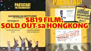 SB19 MOVIE, SOLD OUT at BOX-OFFICE  sa HONGKONG!