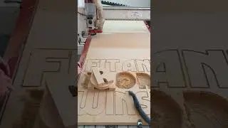 Cutting out shapes on the cnc router without using tabs