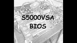 Заливка биоса на серверную мать S5000VSA