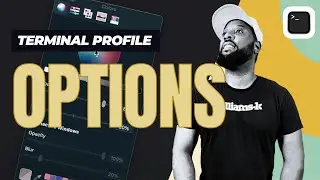 Text Options - macOS Terminal (Zsh) Profile Preferences