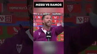 MESSI AND RAMOS ARGUE #messi #ramos