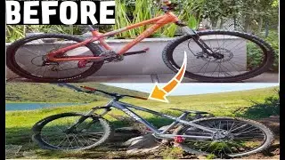 Dirt Jump MTB Restoration + Respray. Trek Jack 2
