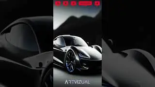 AI turn Tesla Cars into Art Animation