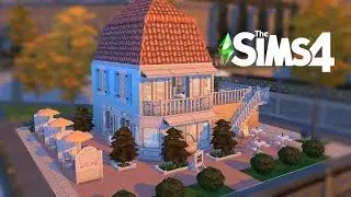 CAFE & BAR COZY BISTRO ✨ | NO CC | ROOM TOUR | SPEED BUILD | THE SIMS 4