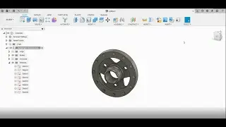 Mechanical part CAD modeling in Fusion 360 - Lightweight Harmonic Balancer #fusion360 #mechanical