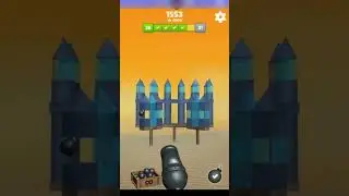 Cannon Balls 3D 💣💥 Пушечные ядра 3D | Во что поиграть | Игра на телефон #shorts