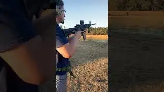 Range work with the Delton ar-15.