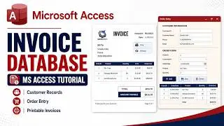 How to create invoices in Microsoft Access | Everything you need to know about Invoices in MS Access