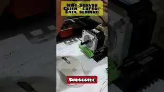 ESP8266 WiFi Server Client PC Visual Studio C# Project Stepper Motor Piezoelectric Vibration TB6560