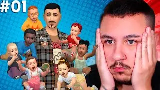 é possível CUIDAR de 7 BEBÊS DE COLO no The Sims 4?
