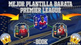 MEJOR PLANTILLA BARATA de la PREMIER LEAGUE FIFA 23