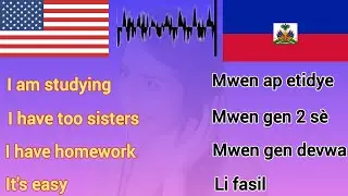 Vi'n aprann pale anglè tankou blan an || Come to learn English like the American