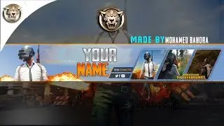 Free PlayerUnknown's Battlegrounds Youtube Banner【Free PSD File】