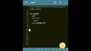 User defined function to find average of Tuple values 