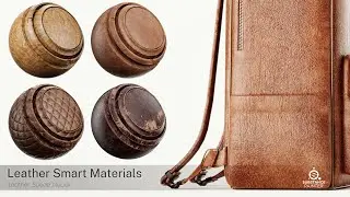 Leather Smart Materials for Substance Painter
