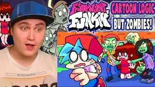 Friday Night Funkin Logic, But ZOMBIES! | Cartoon Animation | Reaction | Carol No!