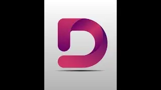 Letter D Logo Design In Coreldraw 2022