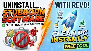 Uninstall Stuborn Software with Revo Uninstaller