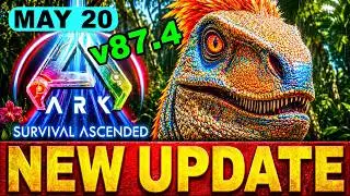 ARK Survival Ascended Update 87.4 Patch Notes! Burrowbuck, Araneo TLC & More