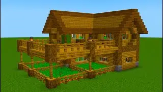 Minecraft - How to build a Fast Beginner House