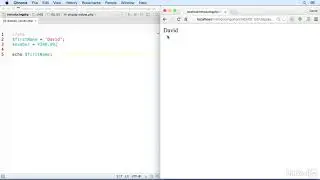 Displaying text and numbers