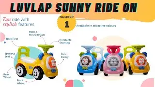 Luvlap Sunny ride on Push Car  | Product Review | SuperDuper Unboxing