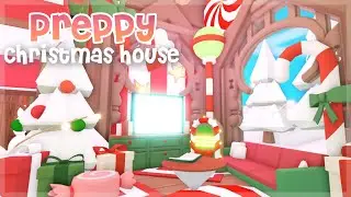 Preppy Christmas Family Home - House build - Adopt me