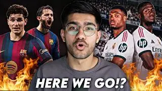 Barcelona & Real Madrid Playing MANAGER MODE!?!?
