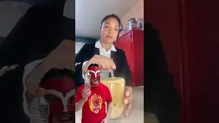 Café frío espumoso con una botella | Yo Soy Mr.Tbone