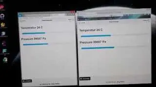 Raspberry Pi and Temperature Pressure Sensor BMP180