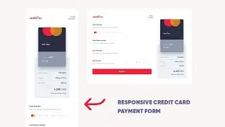 Responsive Credit Card Payment Form Using HTML CSS & JavaScript