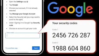 How to Check Security Code Of Google account | Google Security Code