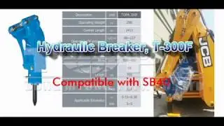 Korean Hydraulic Breaker, TOPA300F