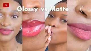 What is your perfect |Valentines Day lip look? | Glossy vs Matte | Cosmetix